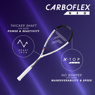 Tecnifibre Carboflex 120 X-TOP NEO Squash Racket 2026