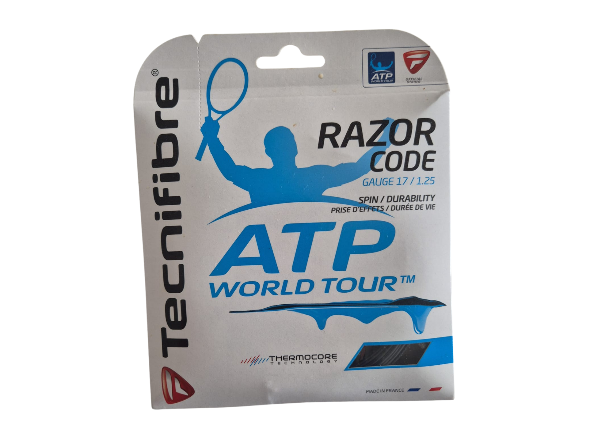 Tecnifibre 12m ATP Razor Code Gauge 17/1.25 Carbon Tennis String
