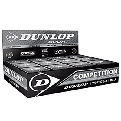 1 Dozen Dunlop Single Dot Squash Balls