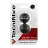 Tecnifibre Double Yellow Dot Pro Squash Ball x2 Pack