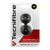 Tecnifibre Single Yellow Dot Pro Squash Ball x2 Pack